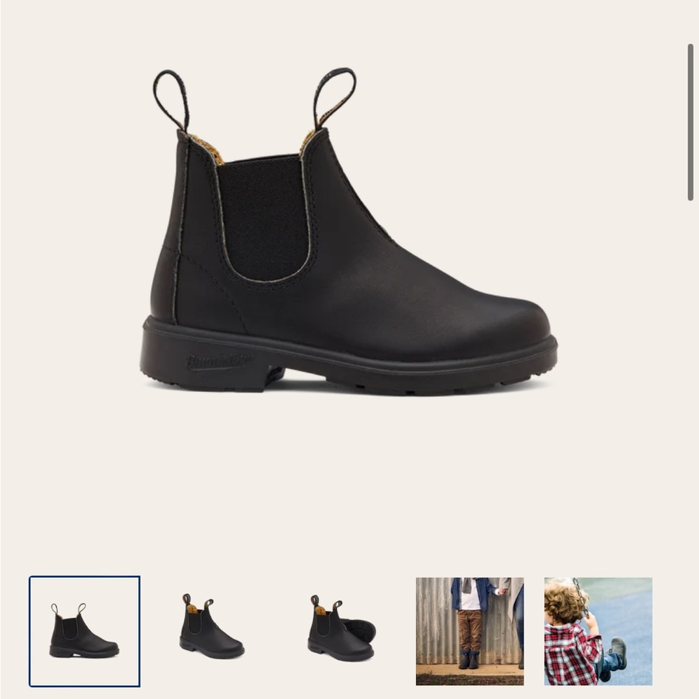Kids size 9 blundstone boots
